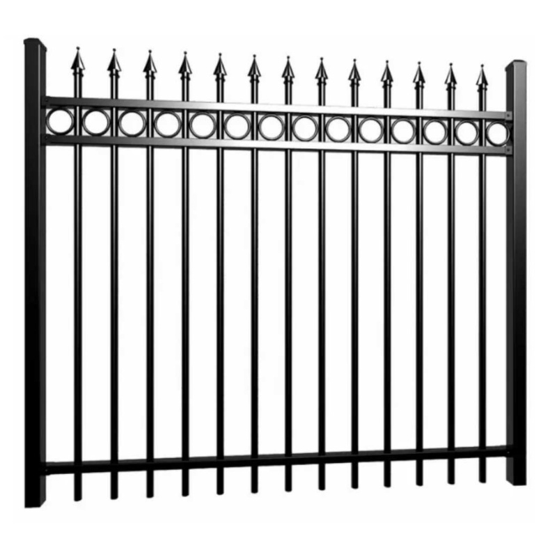 Giant Fence Panels with Aluminum Powder Coating, Easy-to-Assemble 3D Tubular Fence