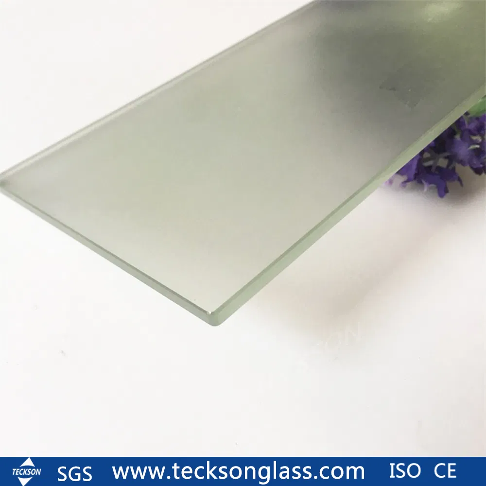 Milky Acid Etched Glass with High Quality for Building