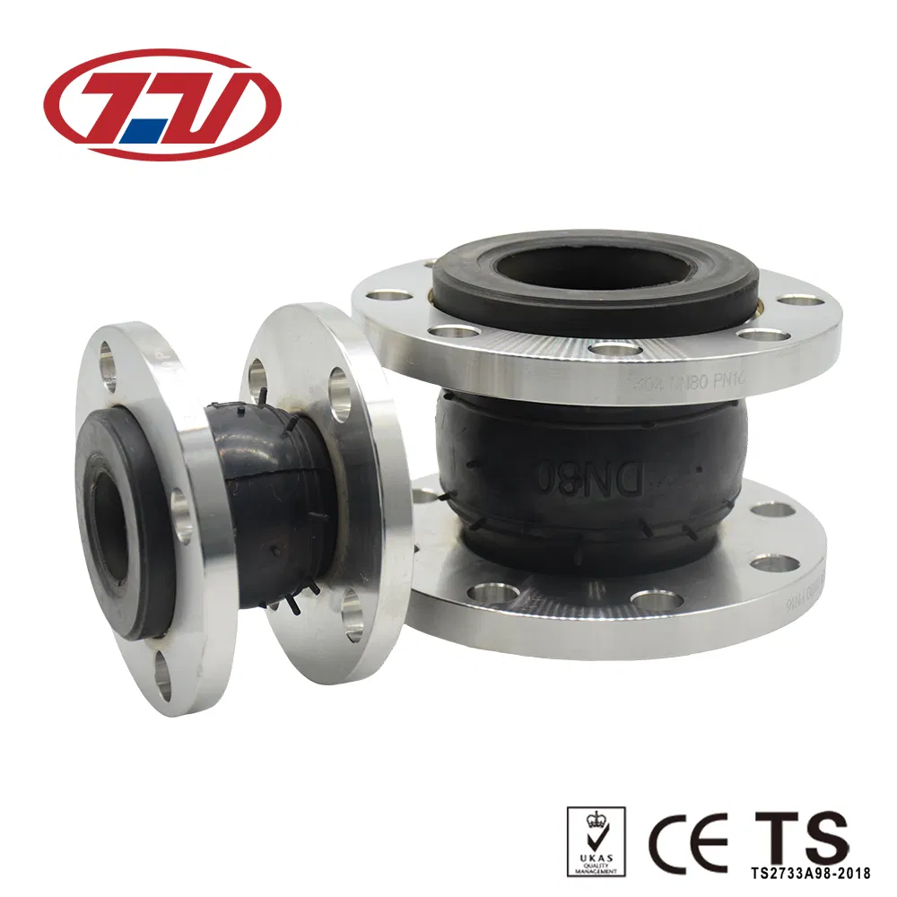 Stainless Steel Negative Pressure Resistant Single Sphere Rubber Expansion Joint