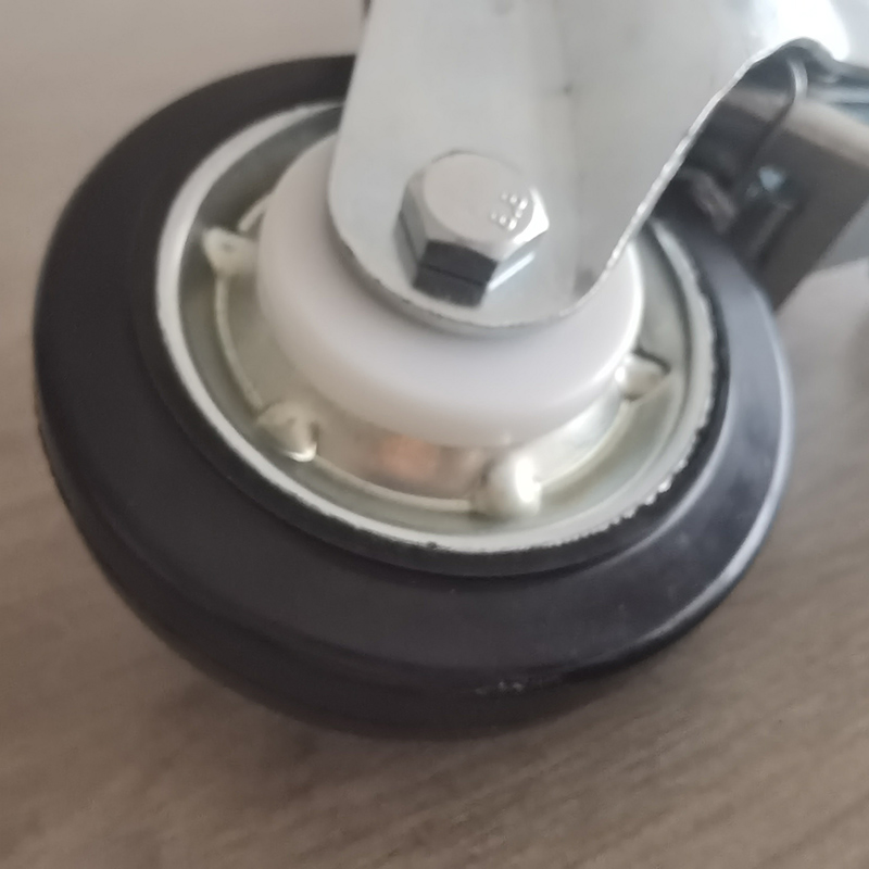 Industrial Locking Casters Scaffolding PU Steel Small Rubber Swivel Castor Wheels
