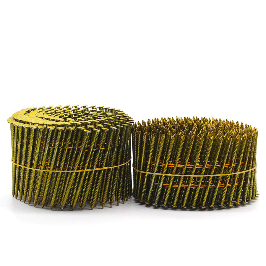 0.090"X 2 in Iron Wire Steel Collated Coil Nail for Wooden Pallet