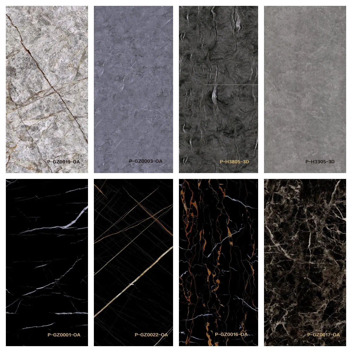 Membrane PVC Film PVC Membrane High Gloss Film Marble PVC Film for Wall