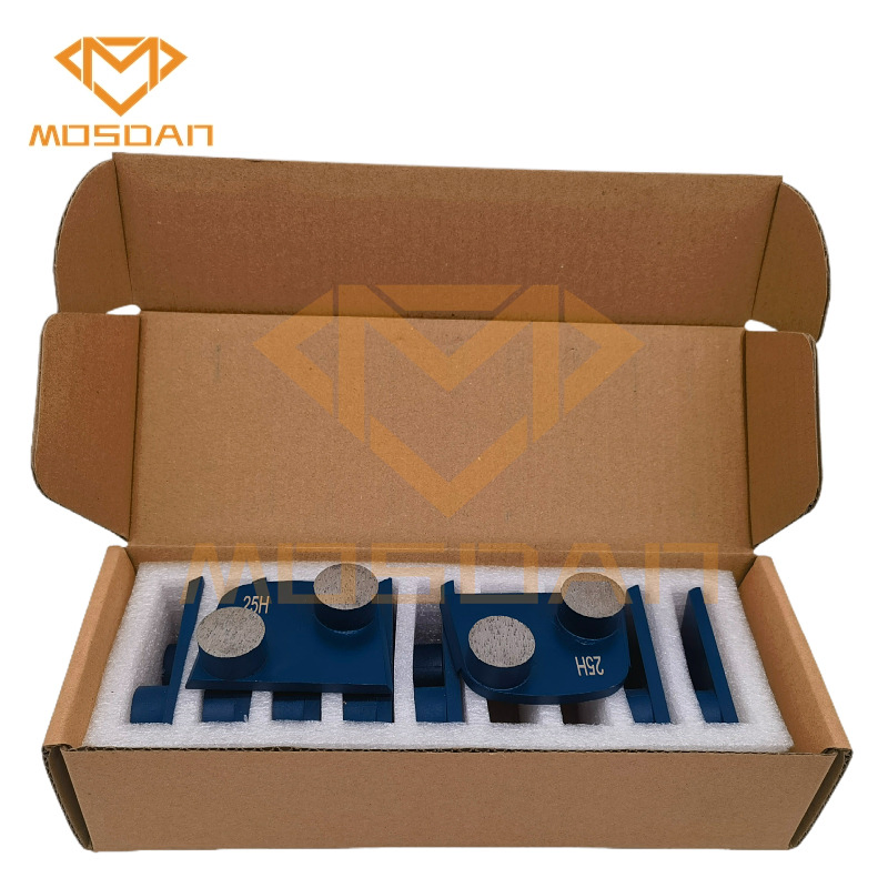 Lavina Double Buttons Diamond Tools Grinding Shoe for Concrete Floor