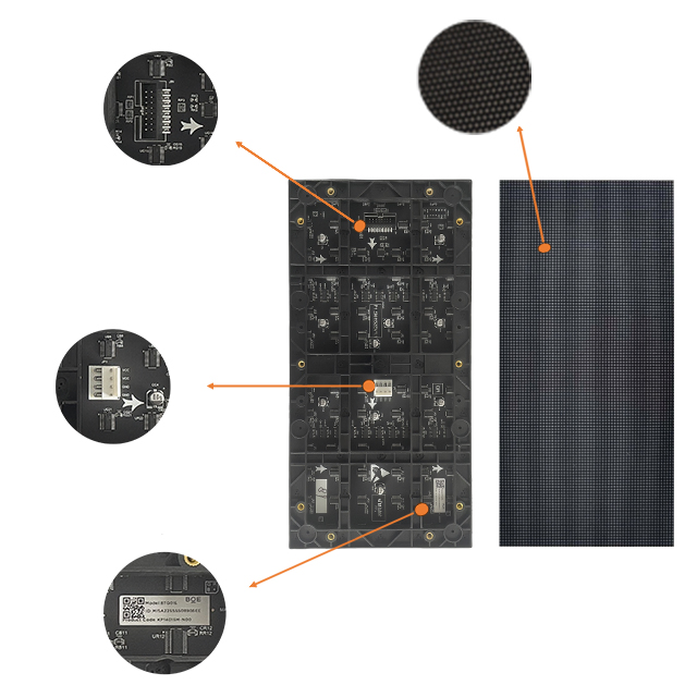 Full Color Durable P1.5 High Stability Pantalla LED Module Advertising Video Billboard Screen Display Screen Panel