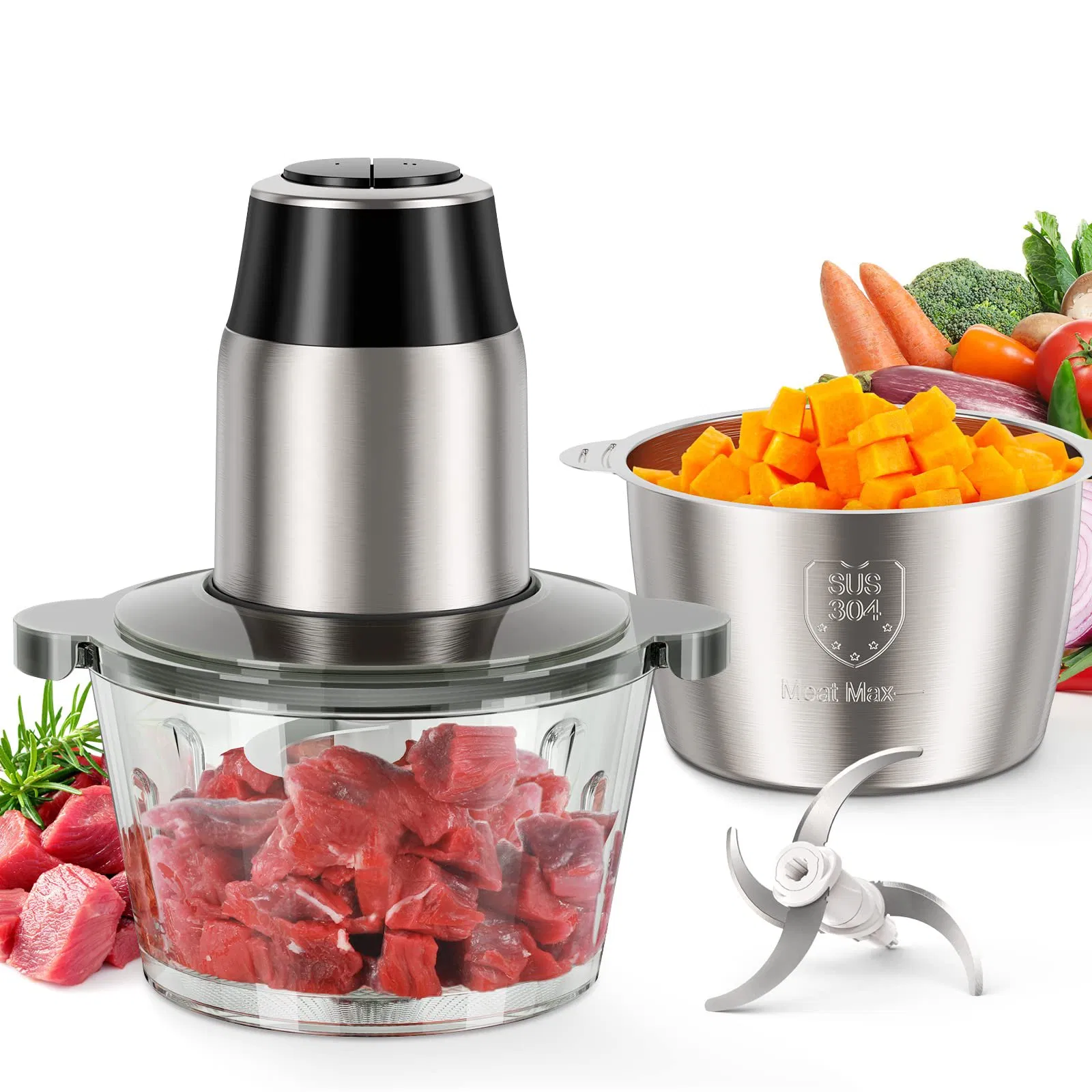Hot Sale Kitchen Food Grinders Meat Chopper Small Electric Meat Grinder