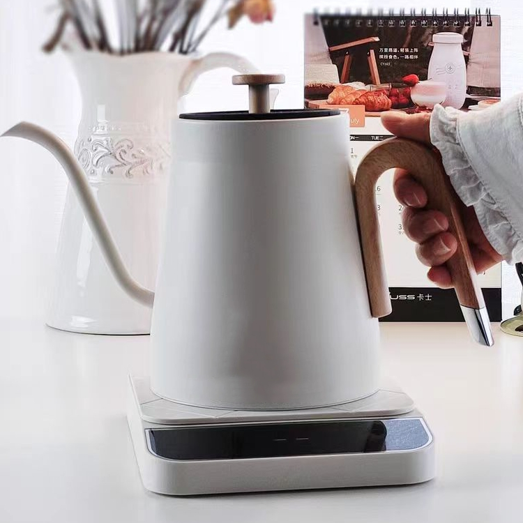 Manufacturer 800ml Stainless Steel Gooseneck Electric Kettle Pour Over Digital Tea Maker Gooseneck Coffee Drip Kettle
