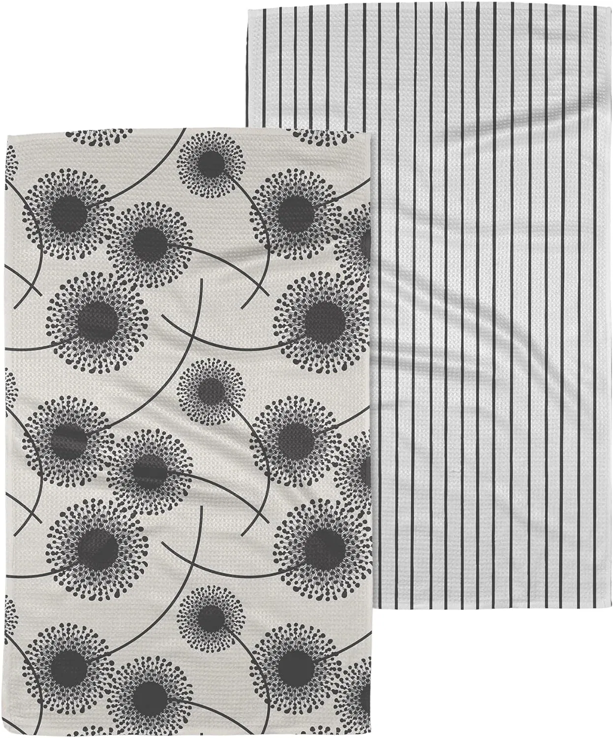 350GSM Microfiber RPET Waffle Printing Soft Absorbent Kitchen Towel Cleaning Towel Tea Towel