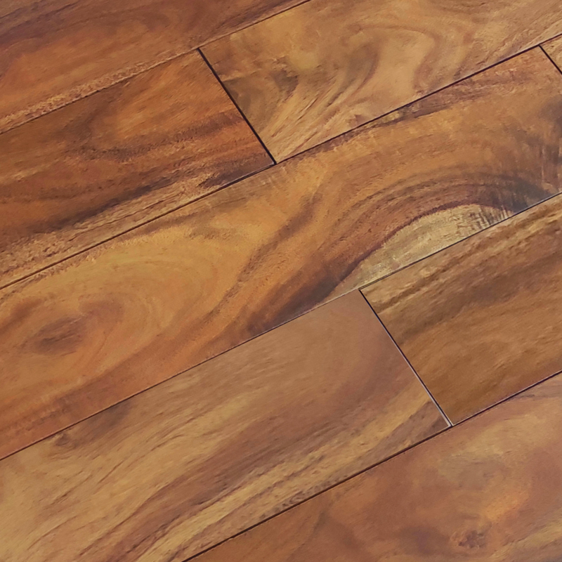 Premium Herringbone Acacia Solid Wood Flooring for Elegant Living Rooms