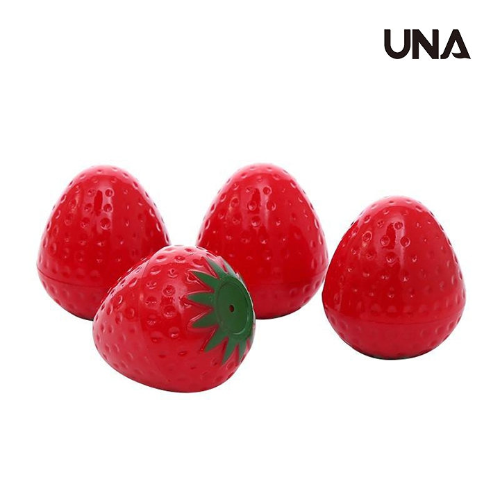 Lip Balm with Long-Lasting Moisturizing Hydration - Fruity Strawberry Scented Lipstick for Youthful Bright Color