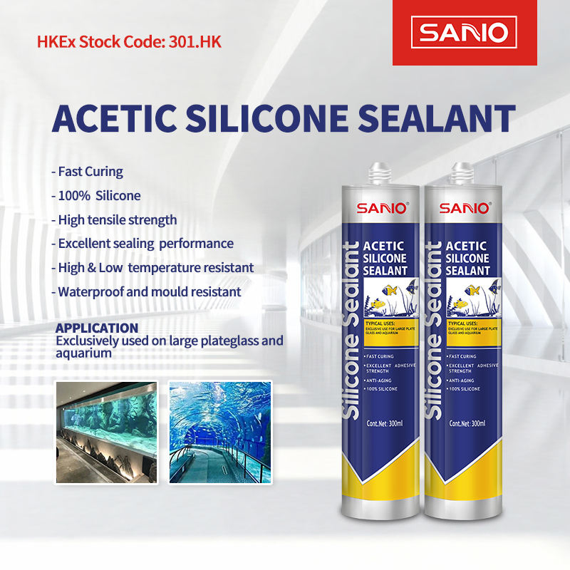 Best Price Strong Bearing Capacity Transparent Aquarium Silicone Sealant