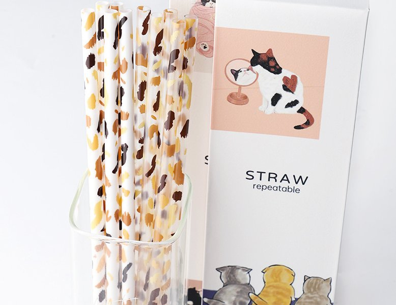 Chinese Style PP Plastic Straw Drinking Straw for Promotion Gift / Party Supplier