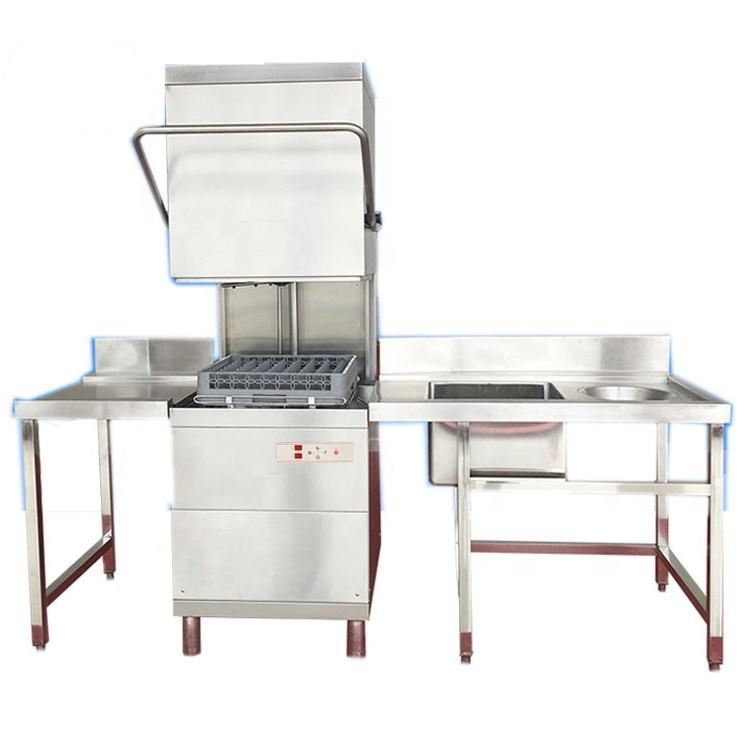 Commercial Hood Type Dishwasher Machine