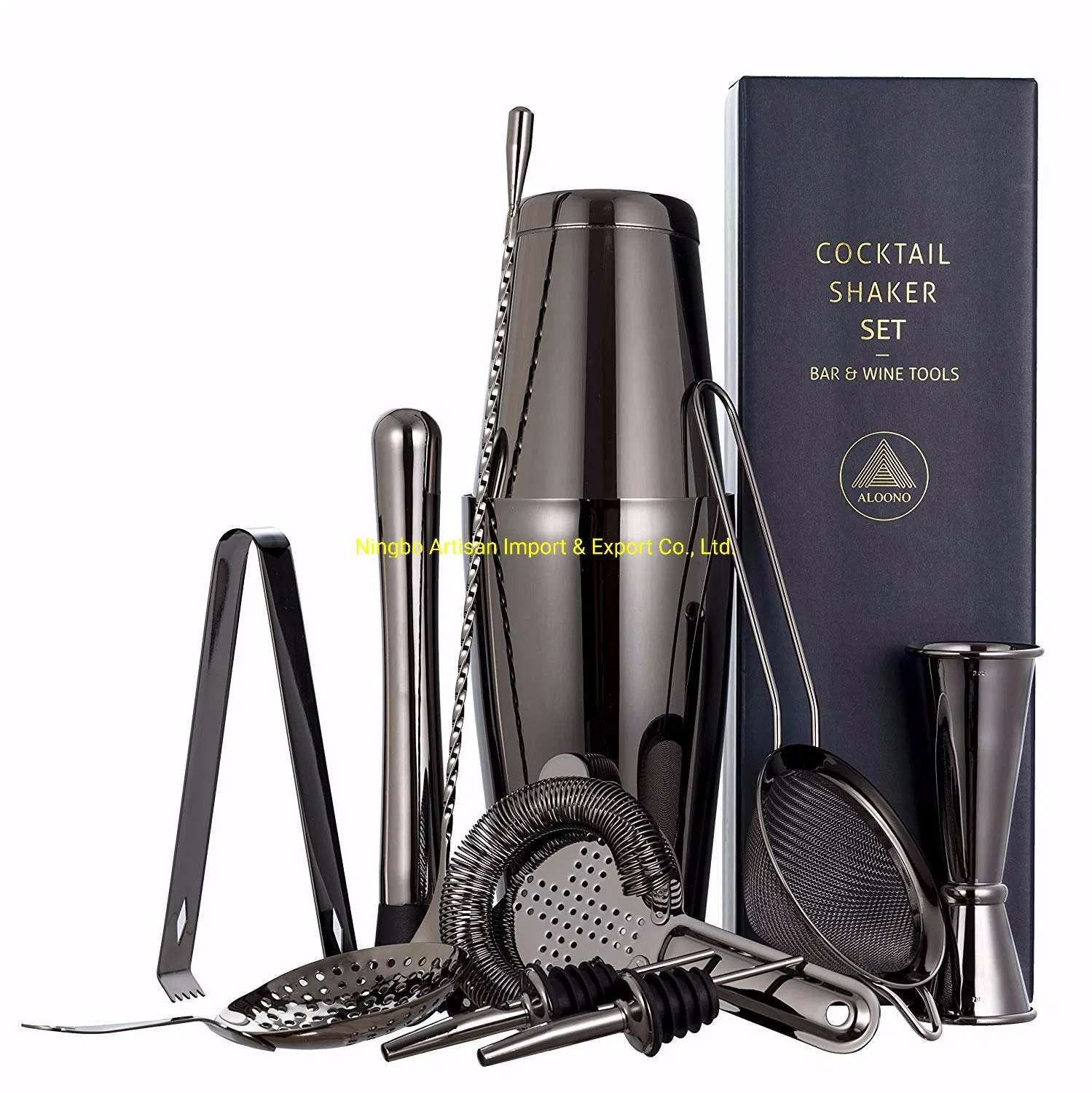 Manufacturer Hot Sale Stainless Steel Suit Martini Bar Cocktail Shaker