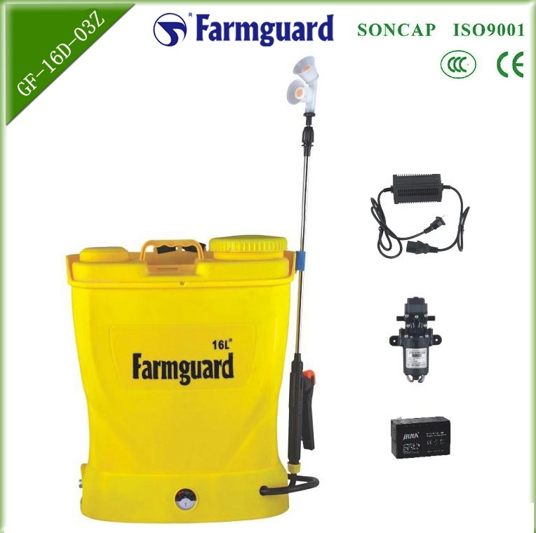 Farmguard Knapsack Manual 2 in 1and Battery Backpack Pump Sprayer