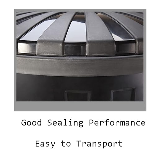 Мусорное ведро пластиковое 55л и 73л с защелкой на крышке