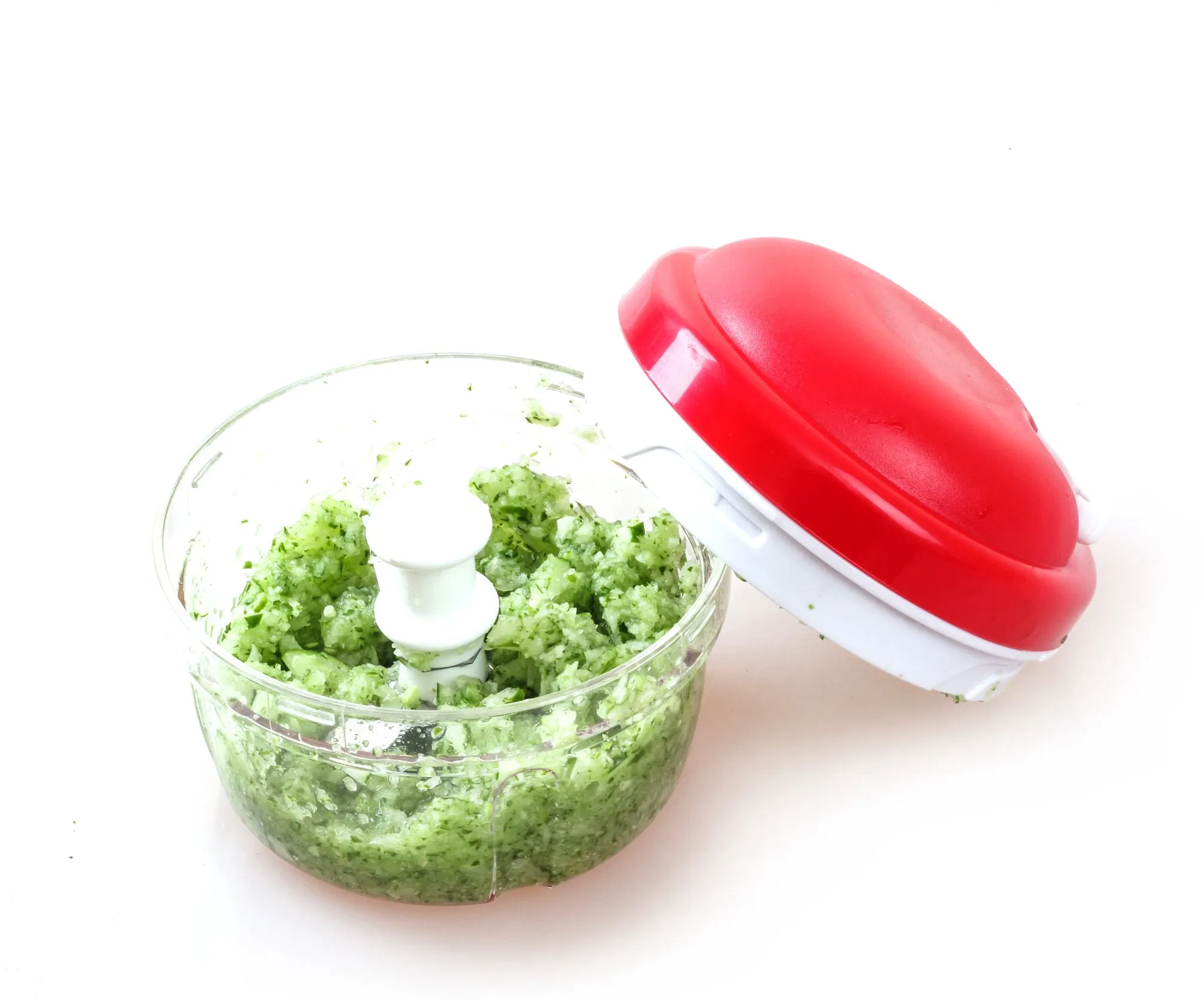 Vegetable Cutter Kitchen Gadget 330ml Mini Size Handy Pull Chopper, String Pulling Food Slicer and Chopper