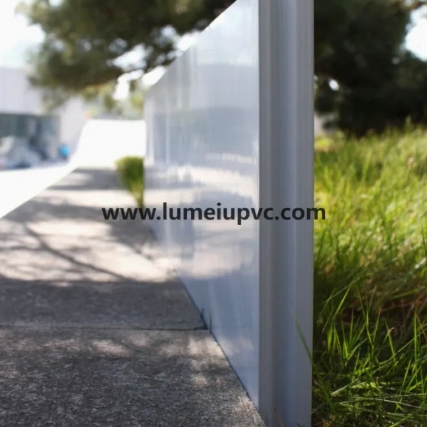PVC Fencing Hoarding Panels PVC Eco Fence for Construction Sites
