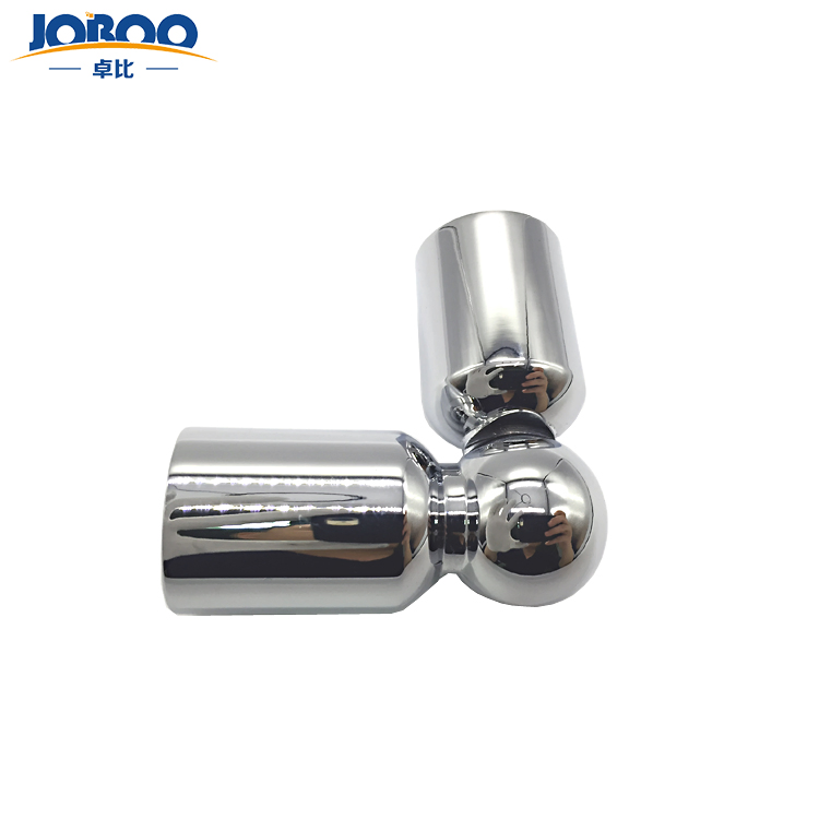 China Manufacturer Glass Door Copper Pipe Fitting Shower Room Connector for Round Tube