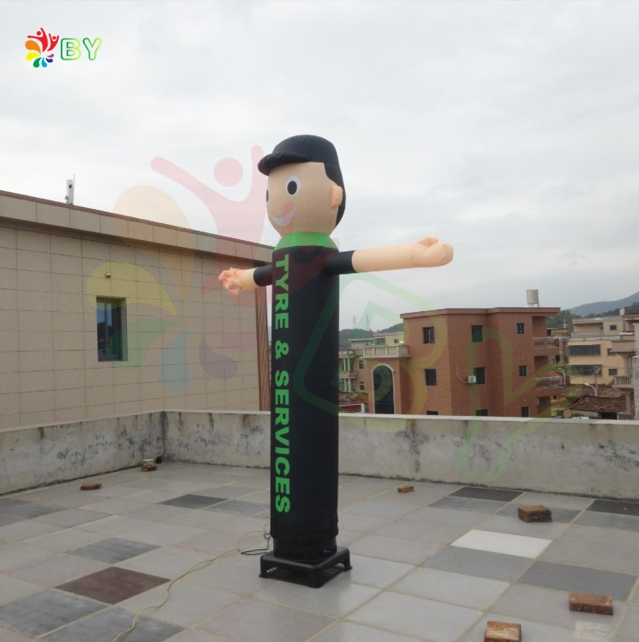 Car Huge Sale Outdoor Advertising Attractive Inflatable Clown Sky Dancers with Arrow