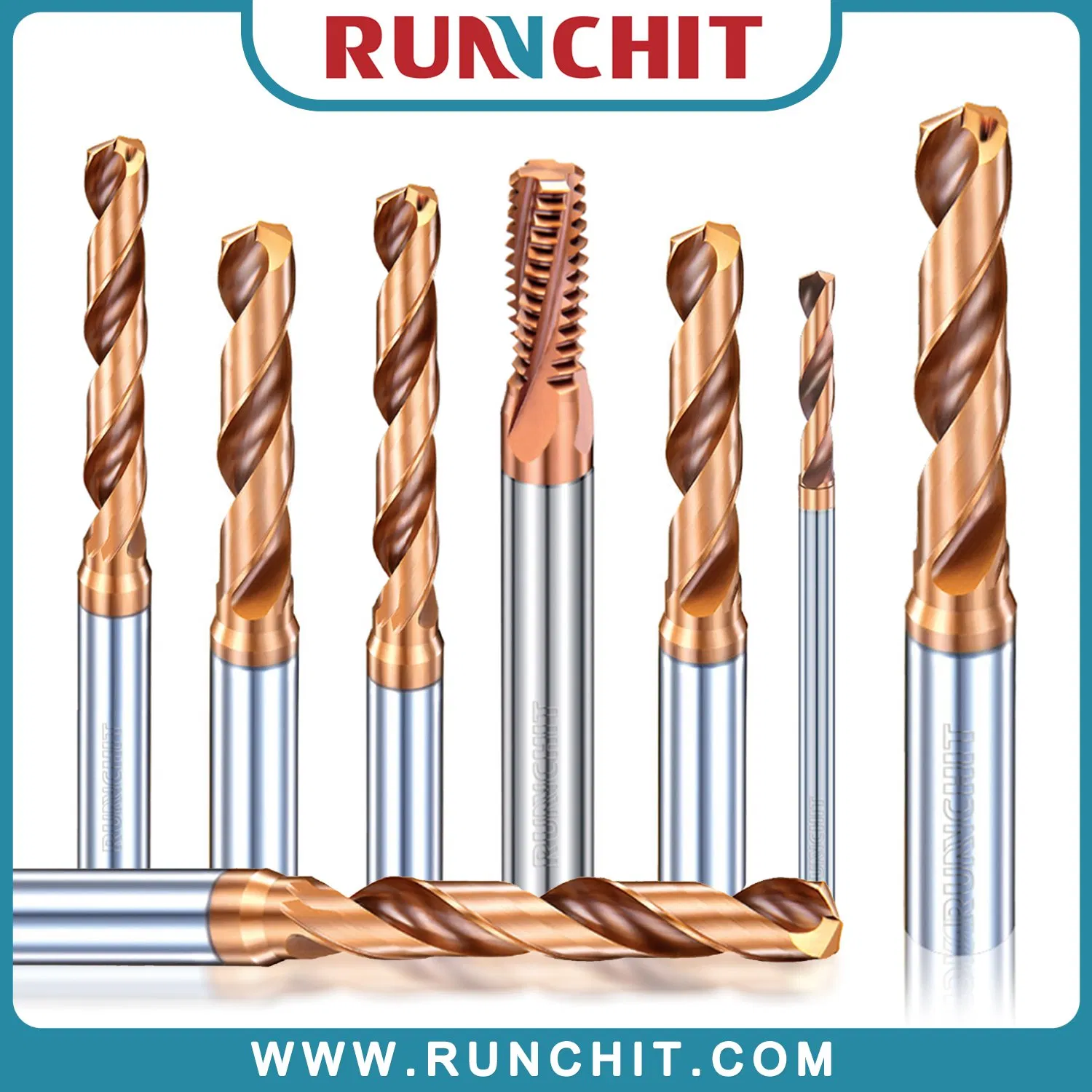 China Manufacturer Solid Carbide Thread Milling Cutter 3D/5D/8d Carbide Drill Bit