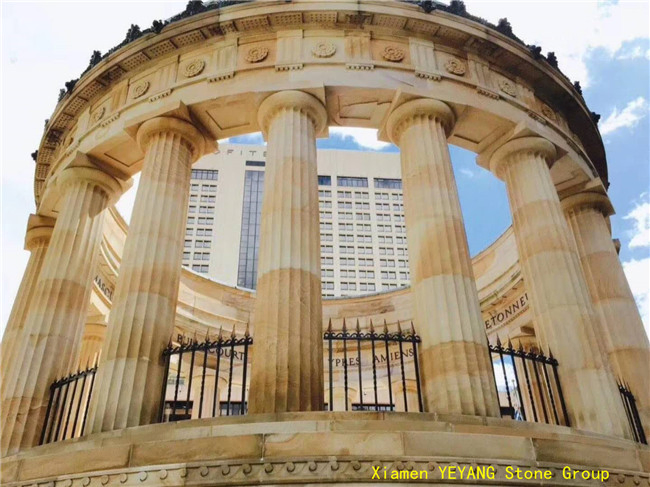 Yellow/Gold/Beige Slabs/Tiles Sandstone for Building Stone Project Flooring/Wall/Paving Stone Wholesale