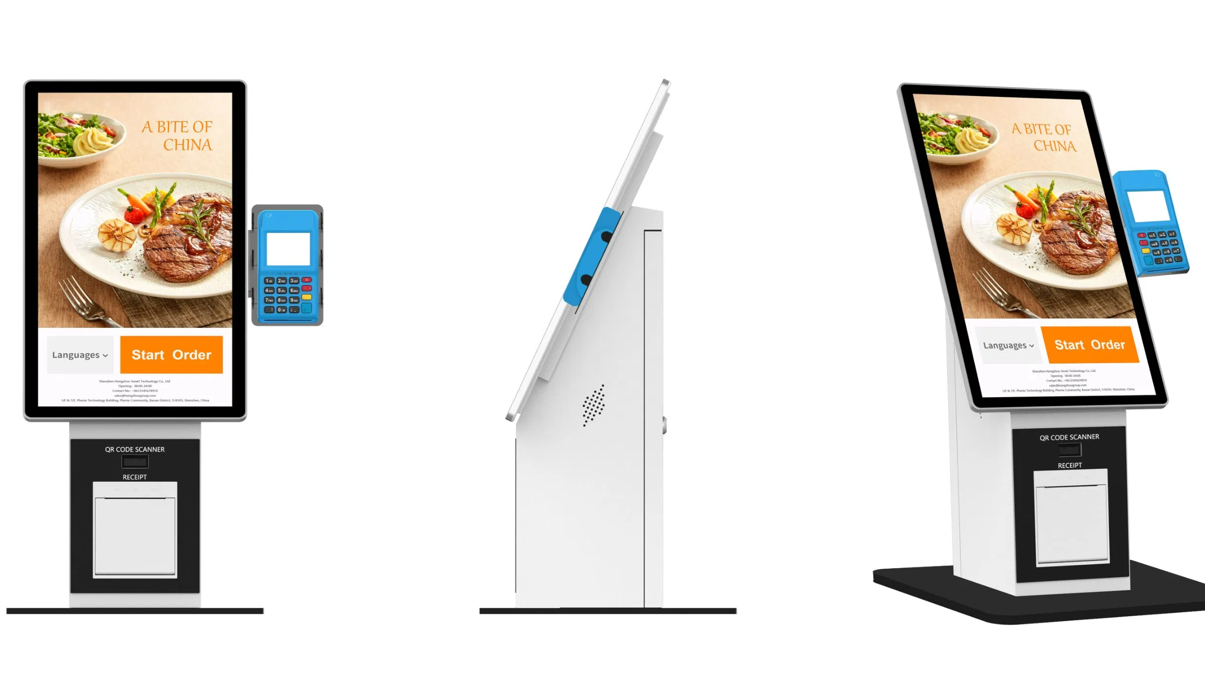 35inch and Multiple Size Customize Desktop Self Ordering Kiosk for Restaurant Use