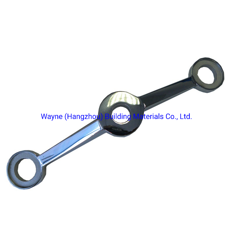 160mm Stainless Steel Glass Spider with 2 Arms 180° ; Glass Fitting Hardware, Point-Fixed Curtain Wall Hardware with High Quality and Best Price
