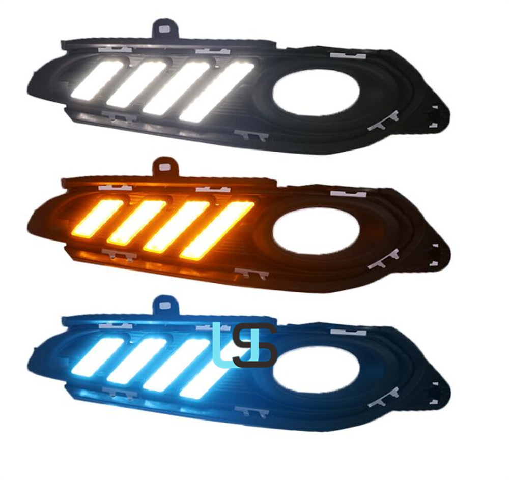 Передние светодиодные фары DRL для Honda HR-V (Vezel) 2014-2018