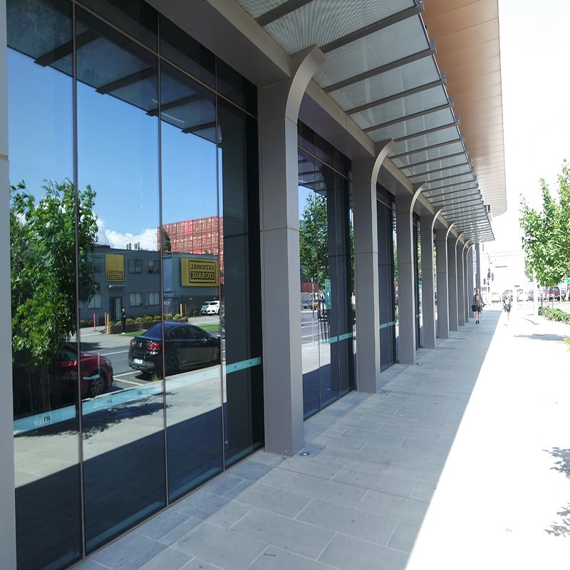 CAS Aluminium Low-E Double Glazed Tempered Glass Window Wall Aluminum Profiles for Home Use