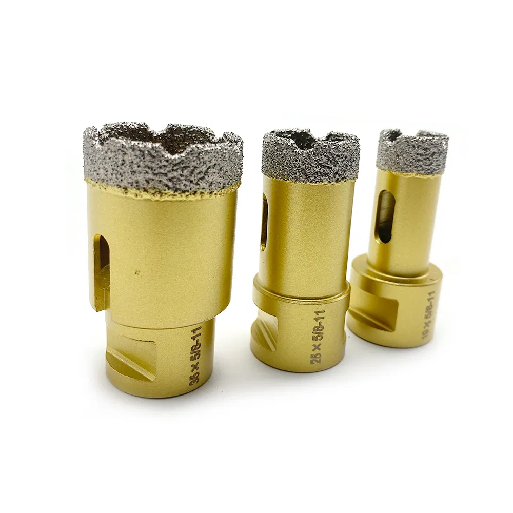Diamond Core Drill Bit Vacuum Brazed Hole Saw for Reinforced Concrete Marble Granite Core Bits