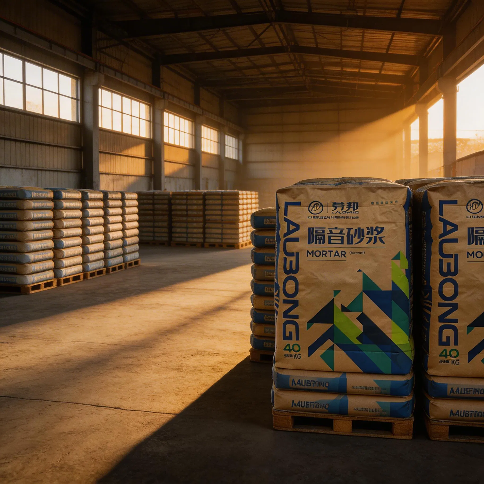 Soundproof Cement-Based Mortar for Floor Impact Noise Construction Material