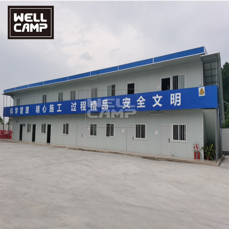 Low Cost Pre Engineered Metal Structure Prefab Workshop Site Camp