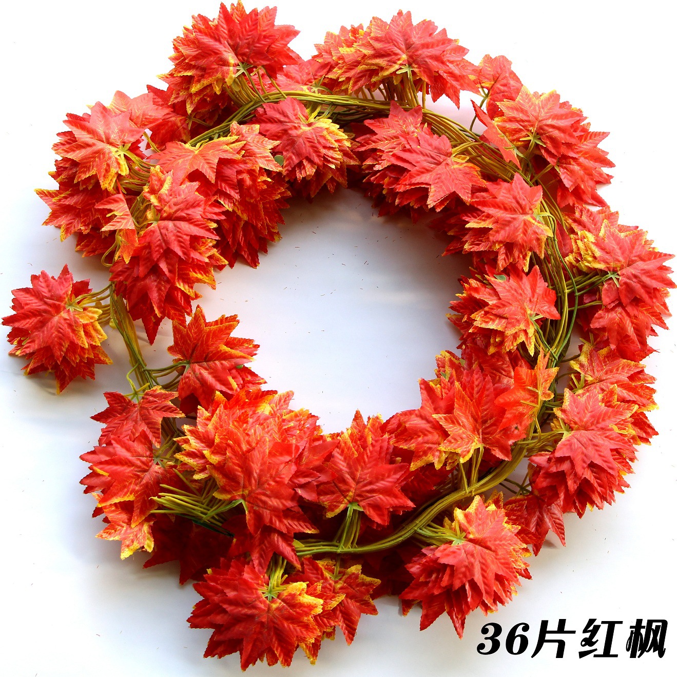 Растения искусственные виноградные лозы ротанг настенные