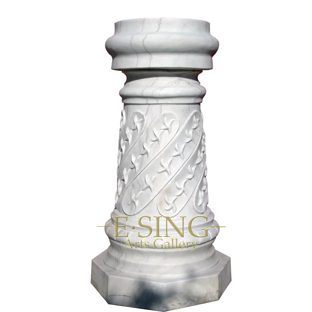 Marble Pillar Stone Column House Designs for Interior Decoration