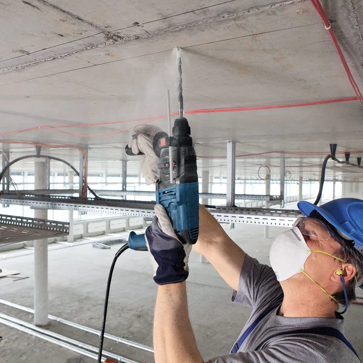 Перфоратор ударный 750Вт/800Вт для бетона и кирпича HD006