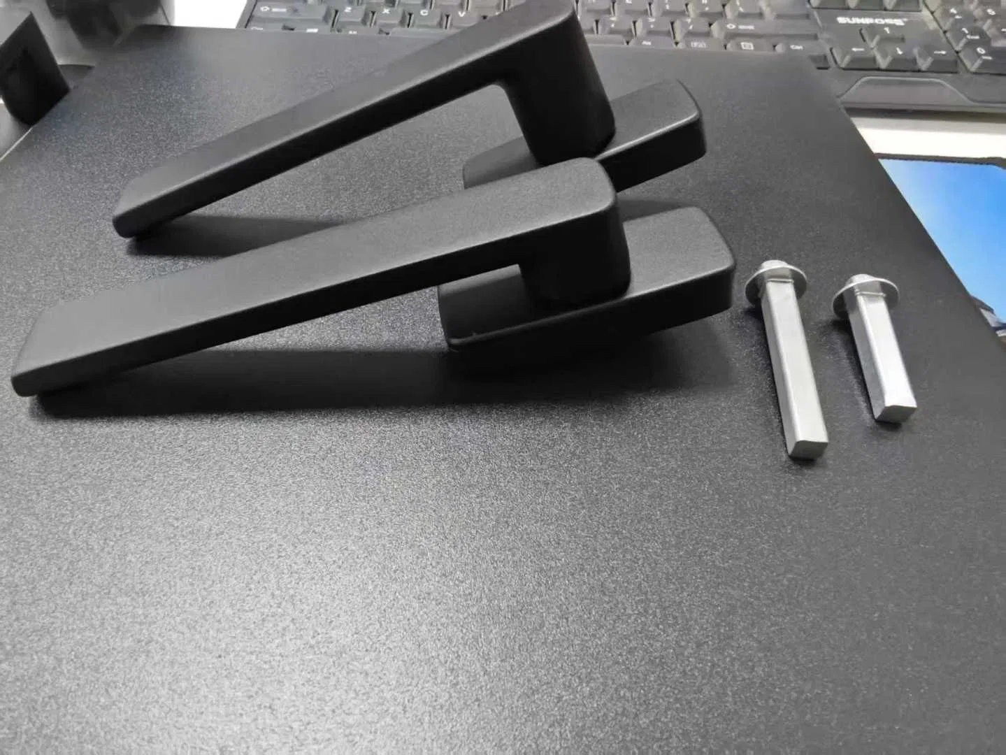 Aluminum Window Handle and Patio Door Handle Push Lock for Aluminum Frame Window