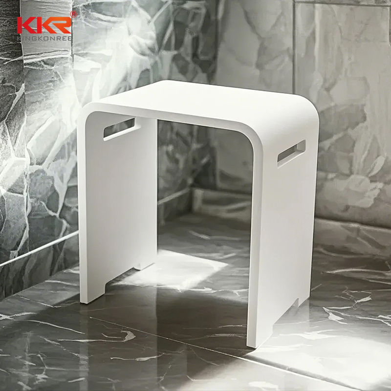 Душ-табурет из искусственного камня, антискользящий