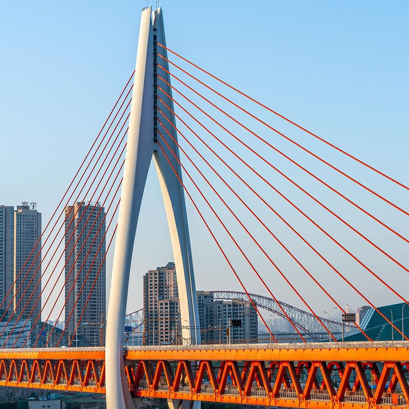 Modern Design Steel Structure Pedestrian Prefabricated Multi-Purpose Long Span Bailey Bridge