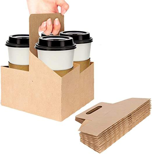 Oil-Proof Waterproof Paper Disposable Square Food Tray Kraft Paper Pulp Tray