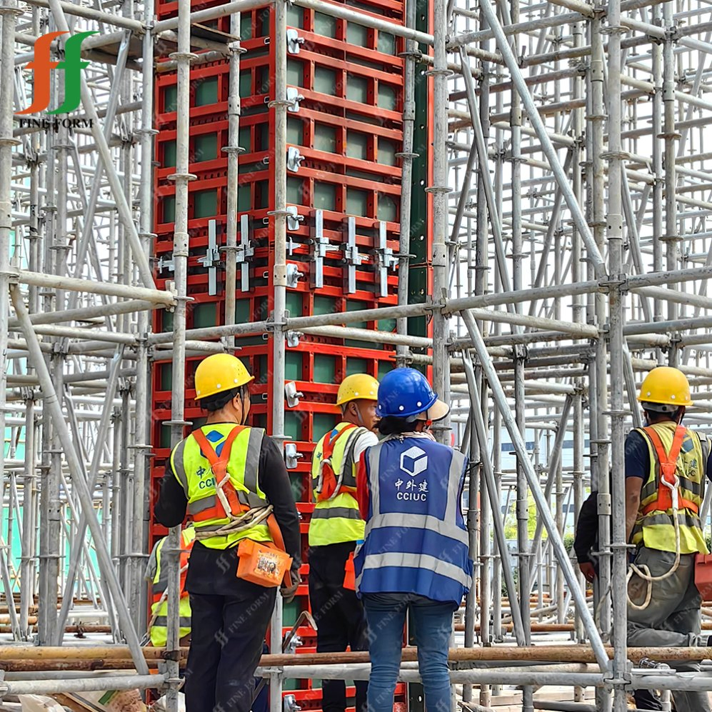 OEM Factory Suppliers Provide Durable Steel Shuttering Concrete Formwork for Column Construction