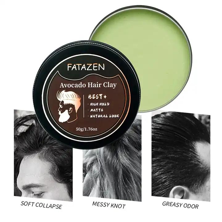 Natural Long Lasting Avocado Bee Wax Matte Shine Men Hair Styling Cream