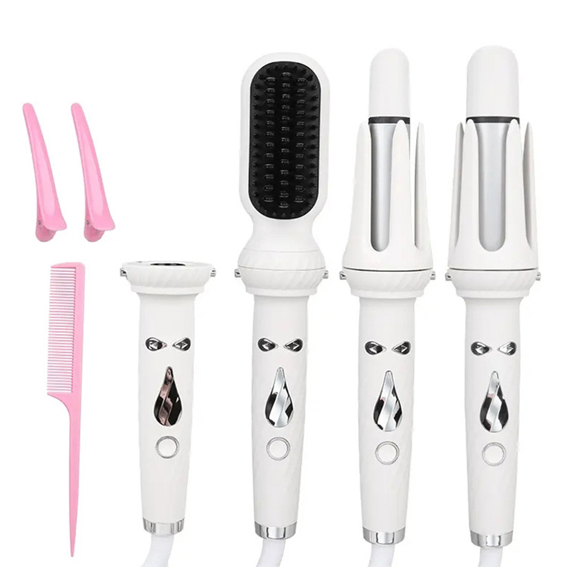 Hot Sale Ceramic Coated Portable 3-in-1 Automatic Curler for Hotel and Household