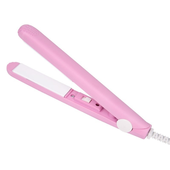 Mini Hair Straightener & Curling Iron, 2-in-1 Hair Straightener and Curler, Small Flat Iron for Styling