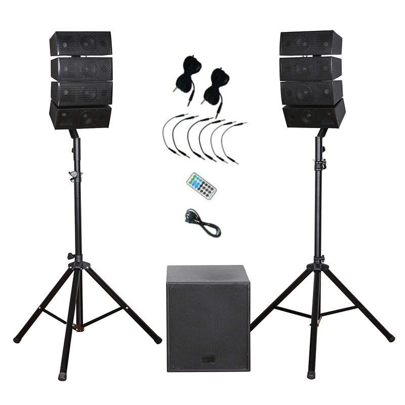 Active Double 12 Inch Line Array Speaker Super Sunwoofer Bluetooth