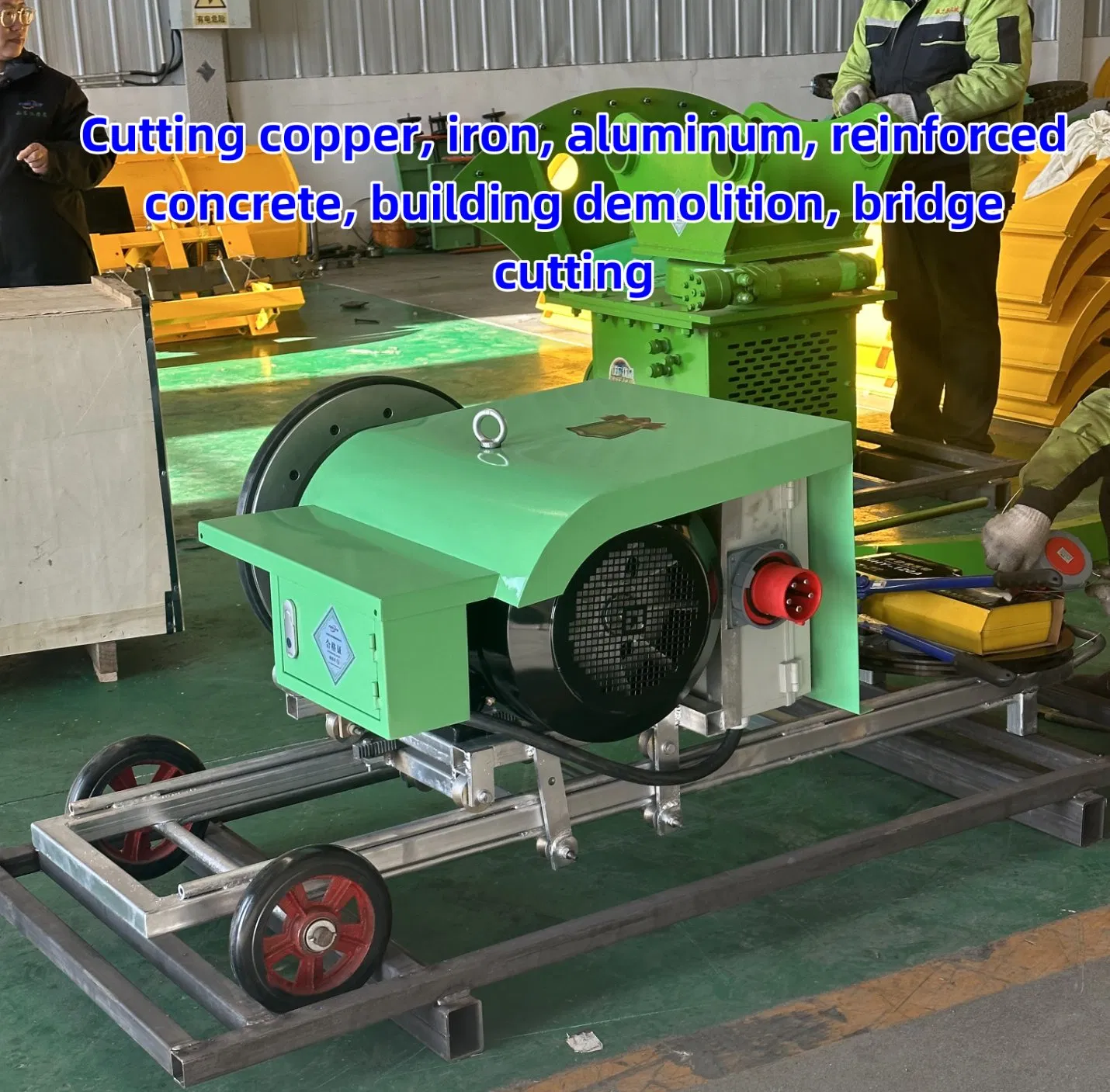 Electric Rope Saw with Diamond Cutter Head, Cutting Efficiency Is High
