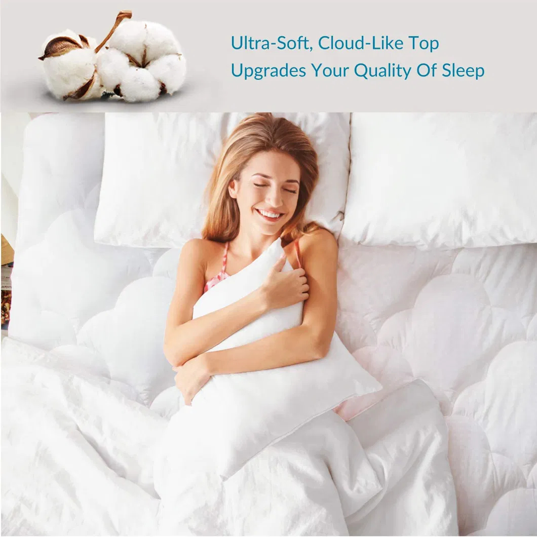 Factory Wholsale Queen Mattress Protector King Size Terry Towel Anti-Dustmite Waterproof Mattress Cover Protector