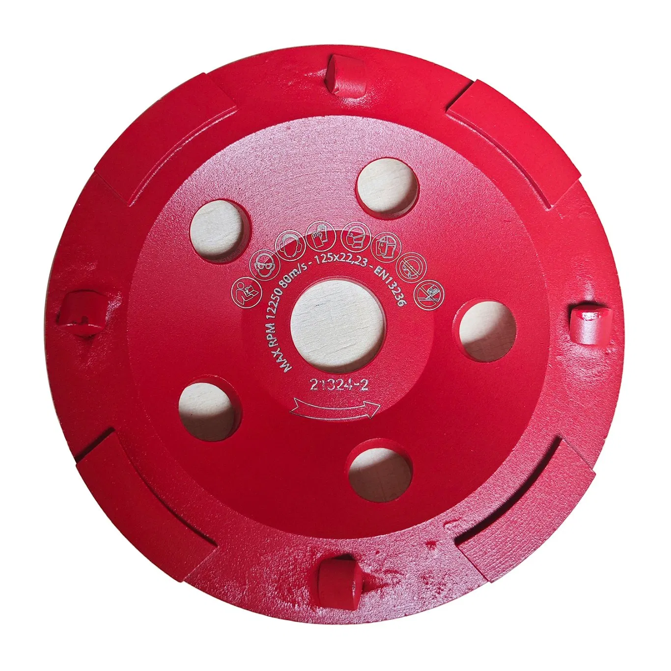 125mm PCD Diamond Grinding Cup Wheel For Concrete Marble Granite Floor