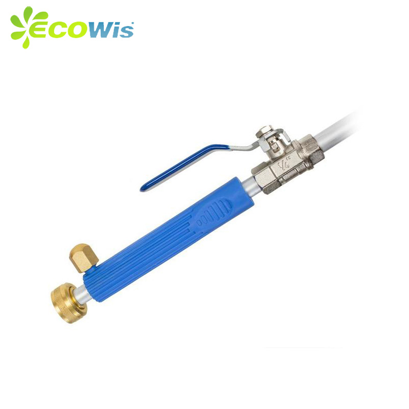 Hose End High Power Pressure Long Handle Water Jet Cleaning Sprayer with Brass Nozzle