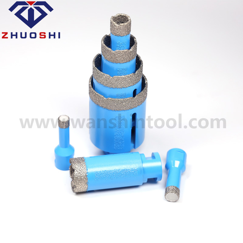 M14 Vacuum Brazed Diamond Cutting Hand Tool Tile Core Drill Bit for Porcelain Ceramic