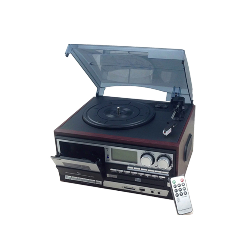 with Am FM Radio Cassetteturntable Player USB/SD Recording